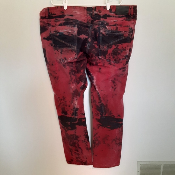 NWOT A. TIZIANO TYE DYE RIDING JEANS - Picture 2 of 15